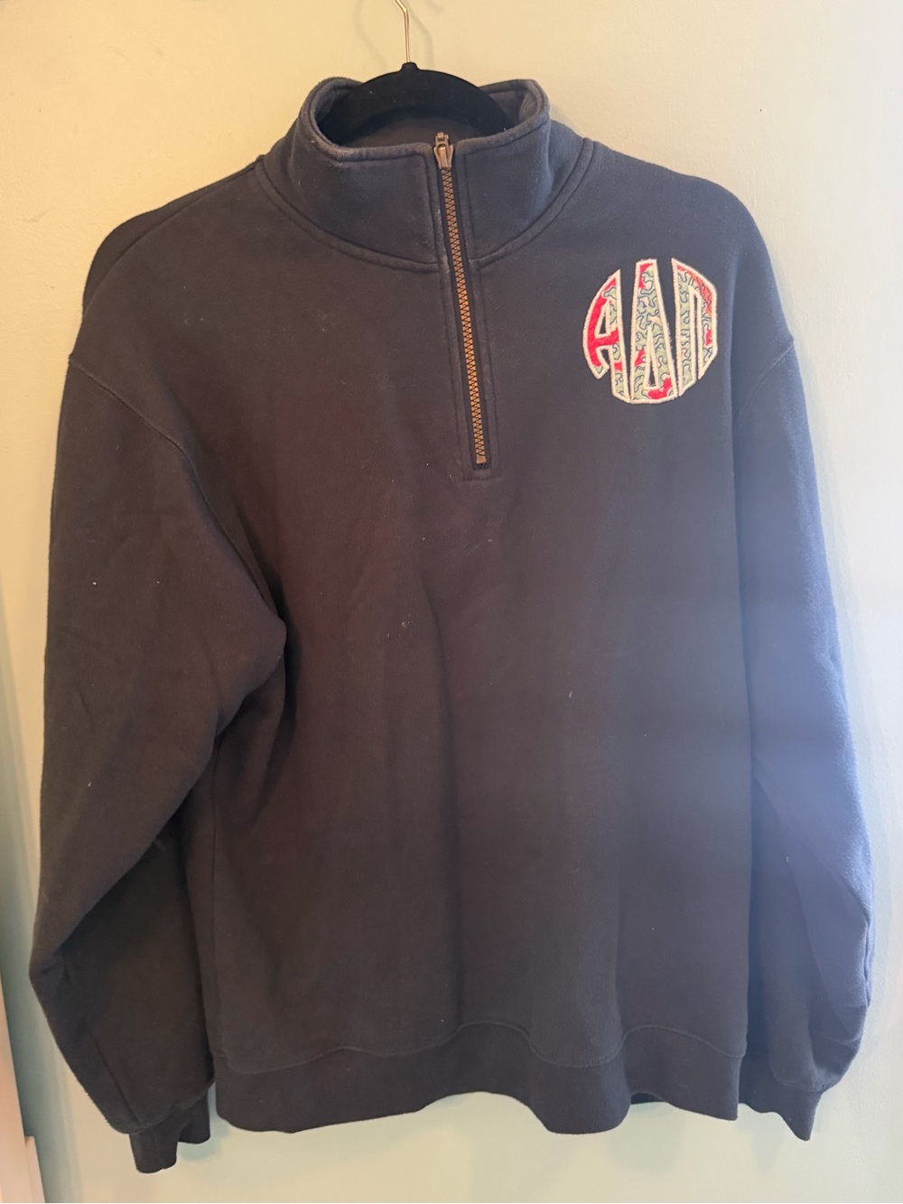 Alpha Delta Pi Quarter Zip - Comfort Colors